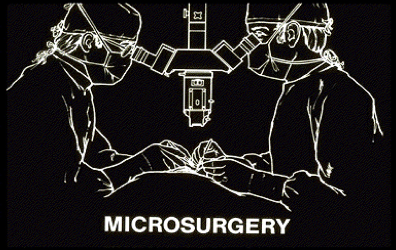 Most radial nerve repairs will be done with an operative microscope.