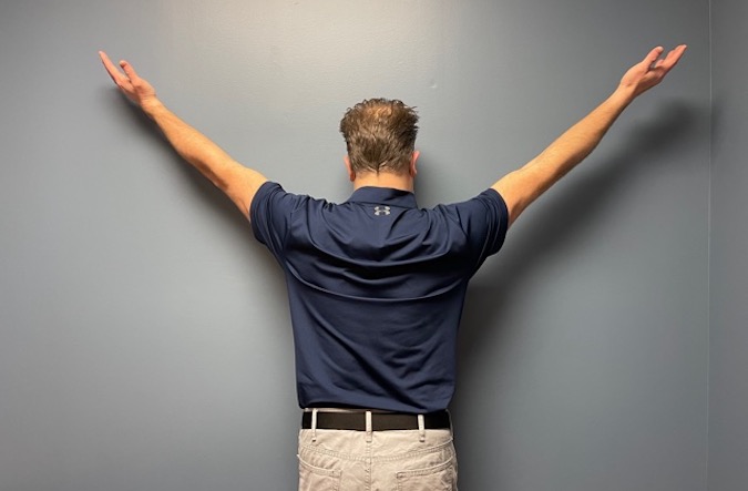 Continued shoulder active abduction exercise