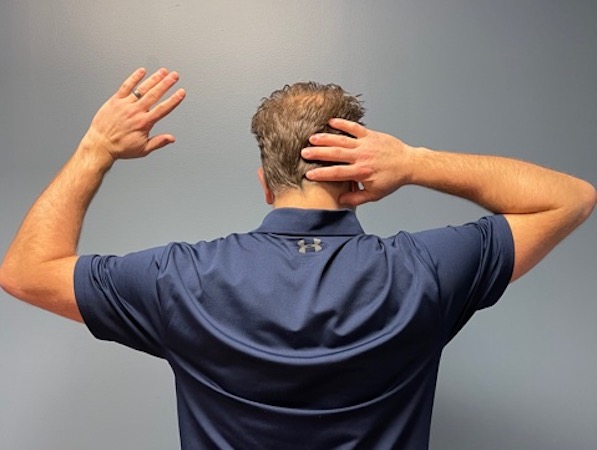 Shoulder active external rotation exercise